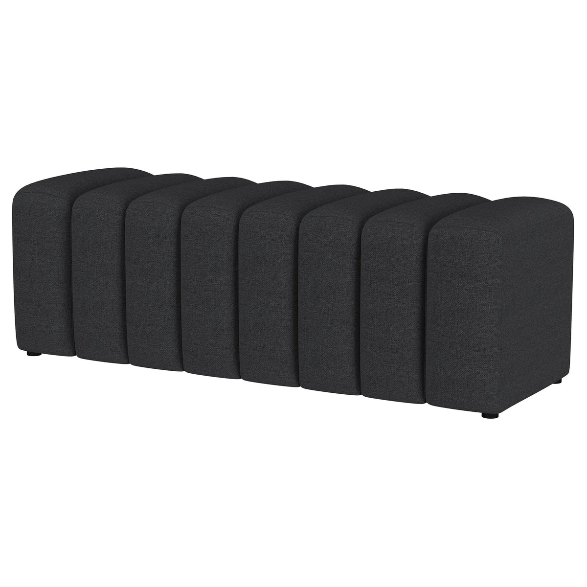 Summer Fabric Upholstered Tufted Accent Bench