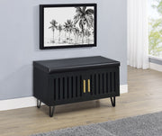 Brixton 2-door Padded Entryway Shoe Storage Bench