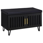 Brixton 2-door Padded Entryway Shoe Storage Bench