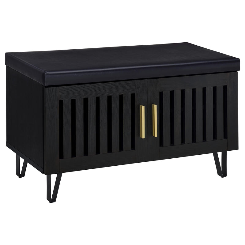 Brixton 2-door Padded Entryway Shoe Storage Bench