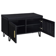Brixton 2-door Padded Entryway Shoe Storage Bench