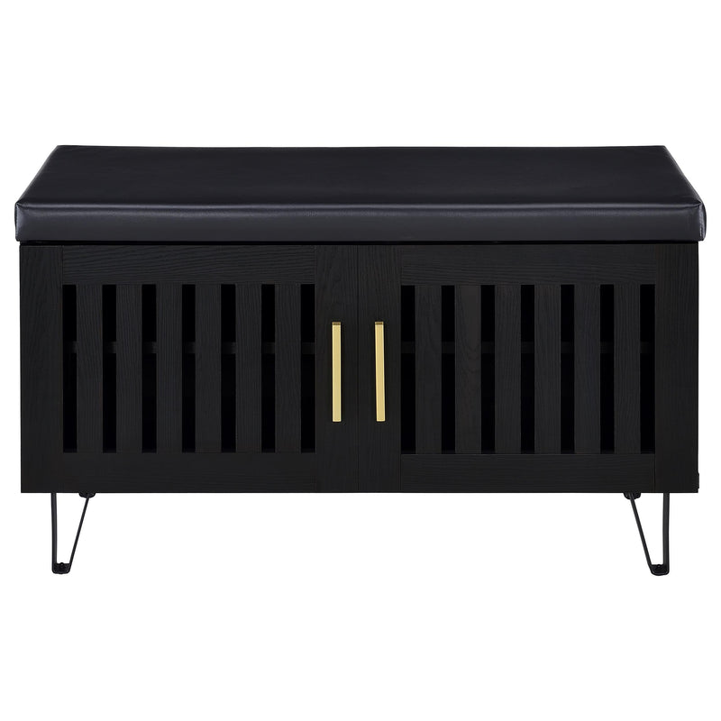 Brixton 2-door Padded Entryway Shoe Storage Bench