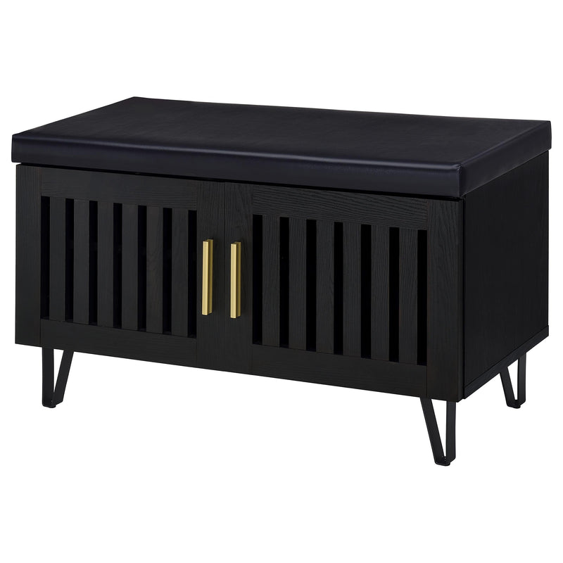 Brixton 2-door Padded Entryway Shoe Storage Bench