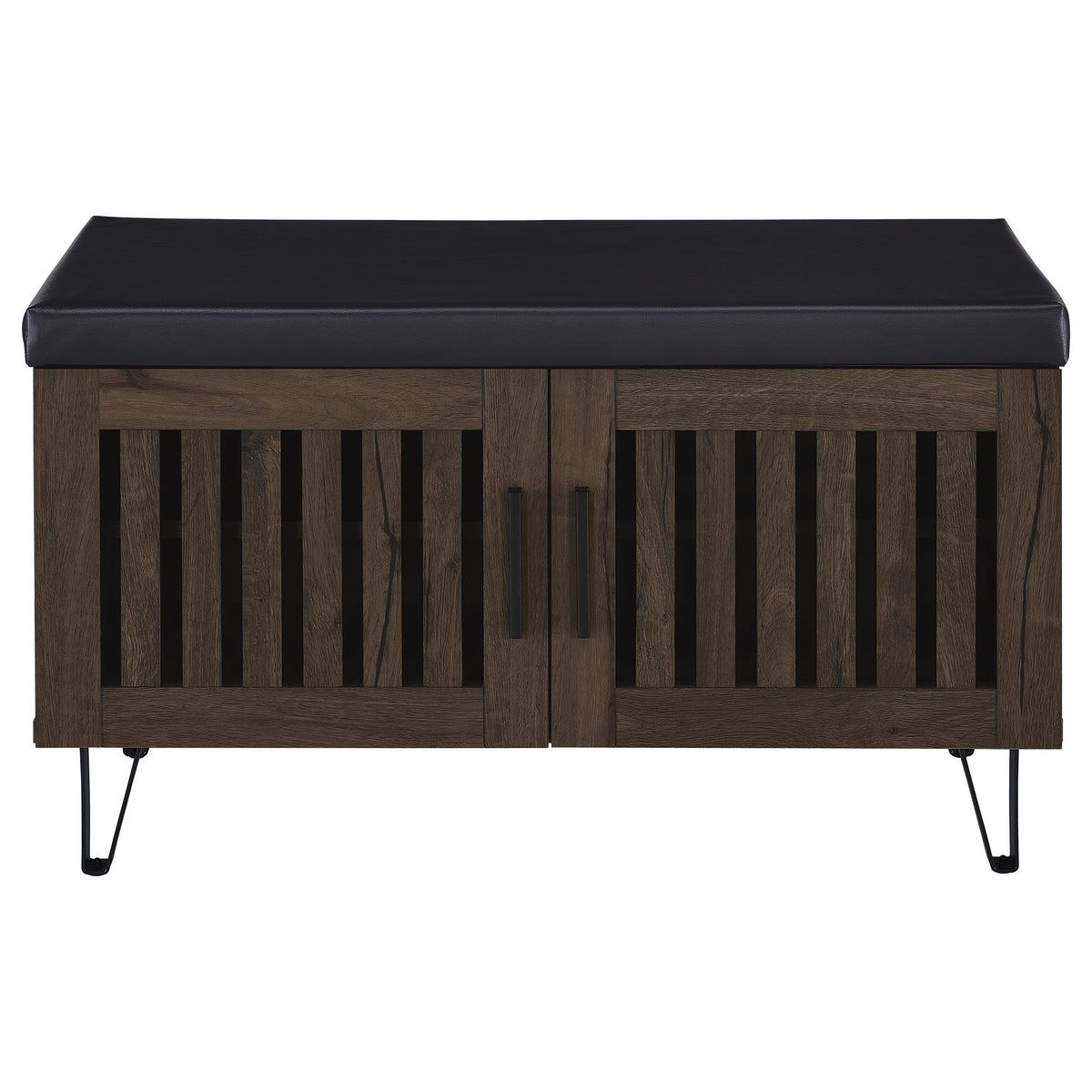 Brixton 2-door Padded Entryway Shoe Storage Bench