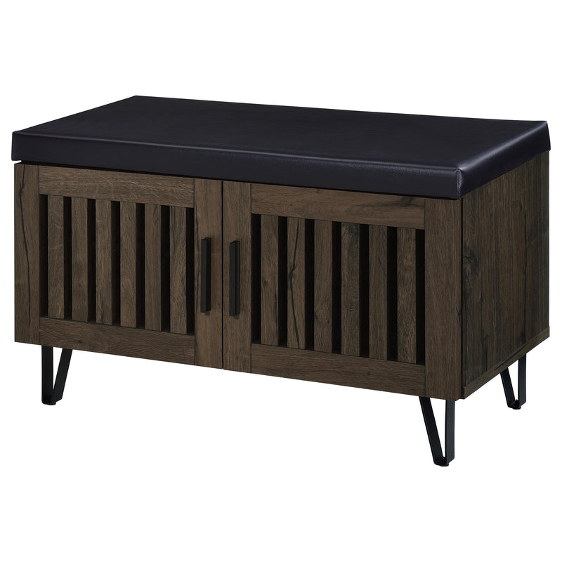 Brixton 2-door Padded Entryway Shoe Storage Bench