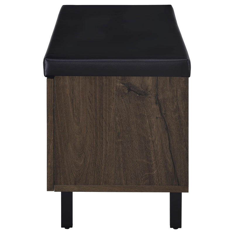 Brixton 2-door Padded Entryway Shoe Storage Bench