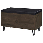 Brixton 2-door Padded Entryway Shoe Storage Bench