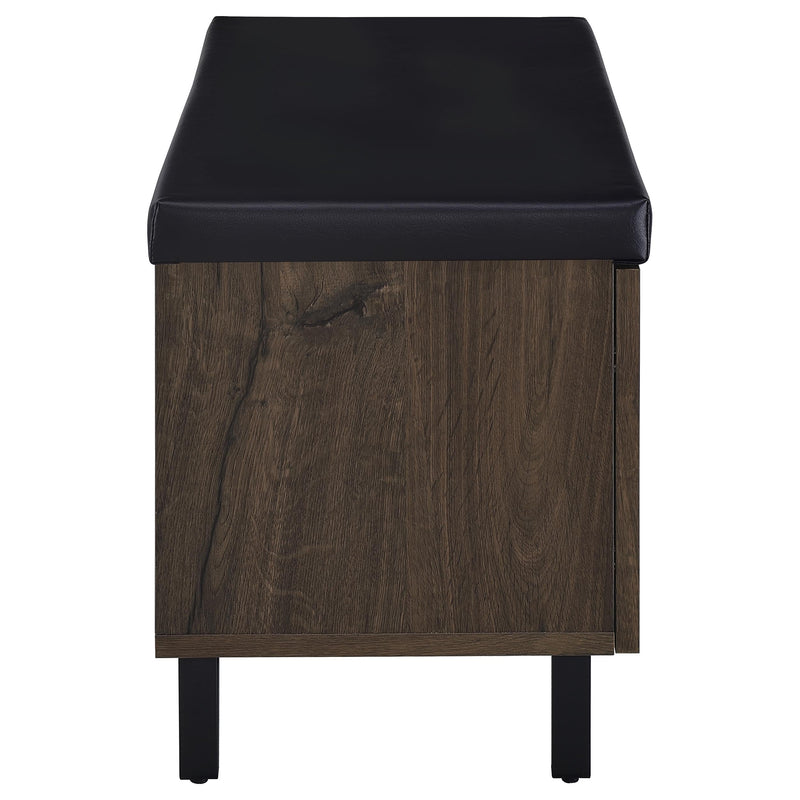 Brixton 2-door Padded Entryway Shoe Storage Bench