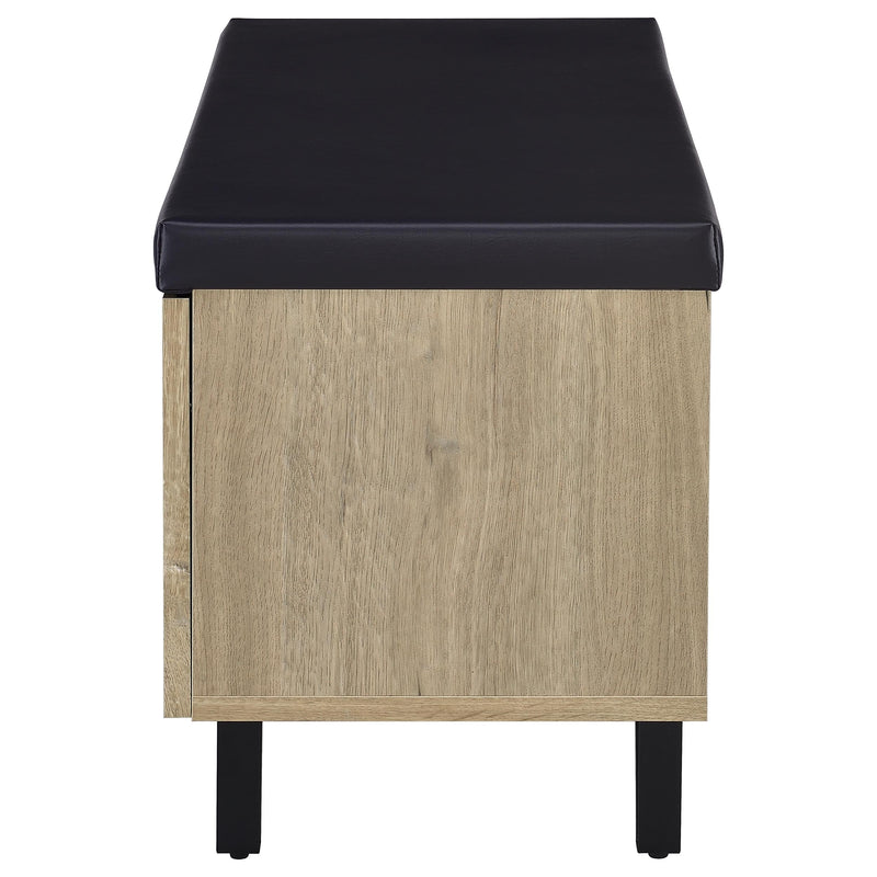 Brixton 2-door Padded Entryway Shoe Storage Bench