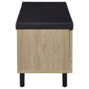 Brixton 2-door Padded Entryway Shoe Storage Bench