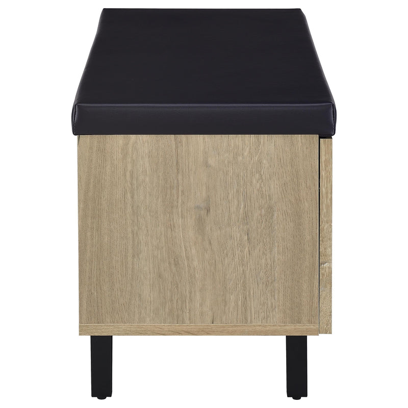 Brixton 2-door Padded Entryway Shoe Storage Bench