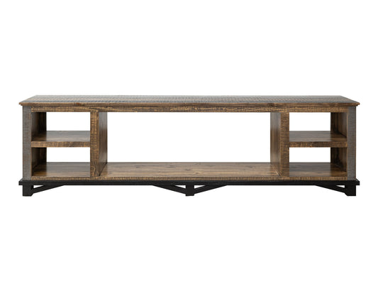 Loft - Electric Fireplace - Two Tone Gray / Brown