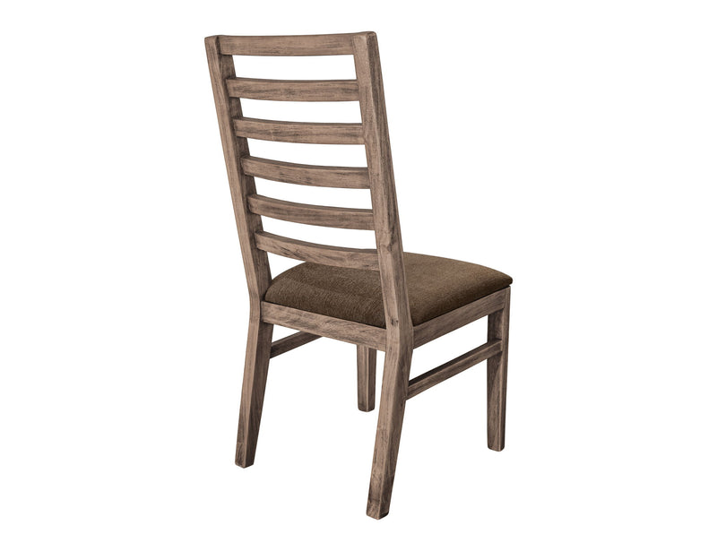 Balam - Upholstered Seat Wooden Chair (Set of 2) - Ivory White