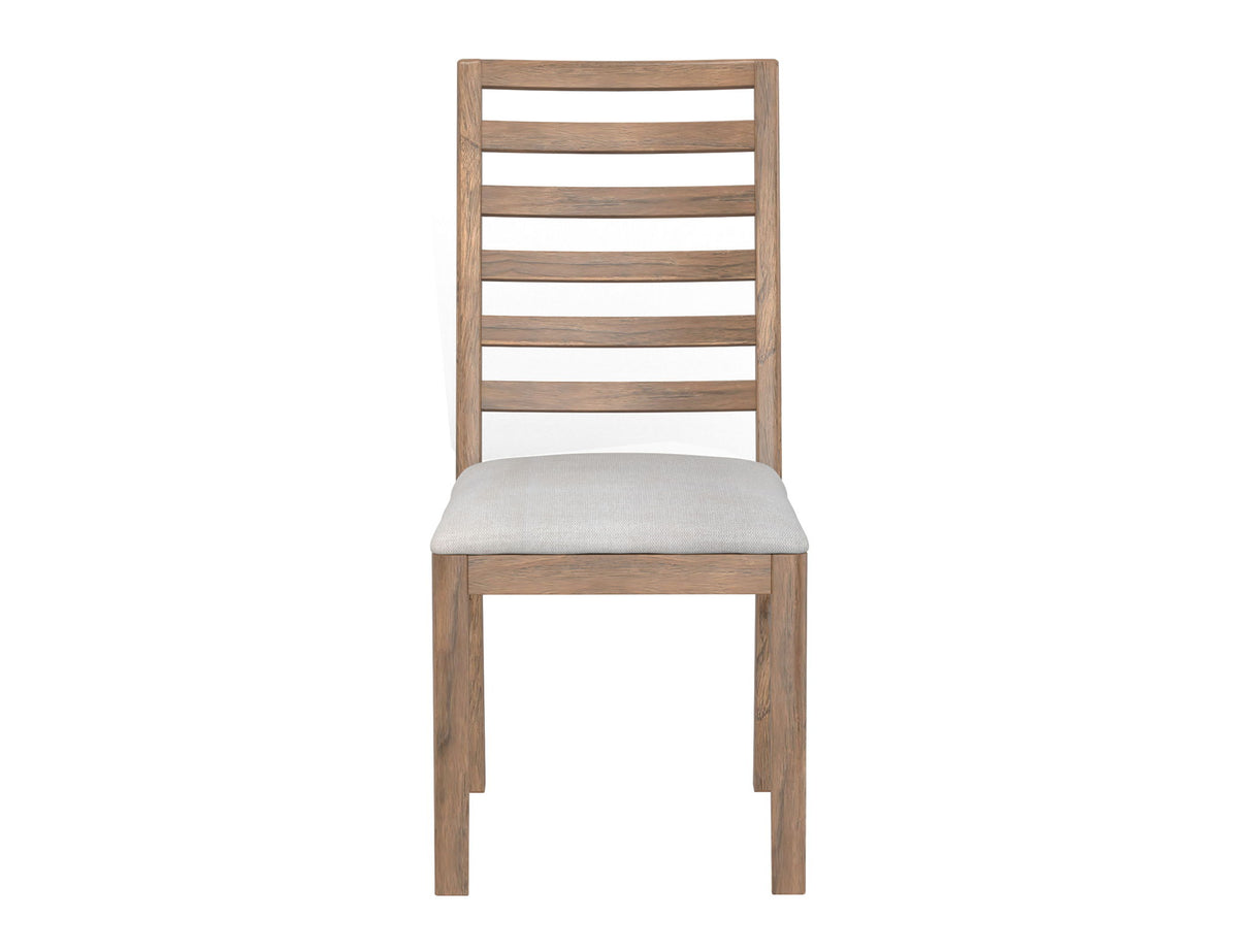 Balam - Chair (Set of 2) - Light Brown / Light Gray
