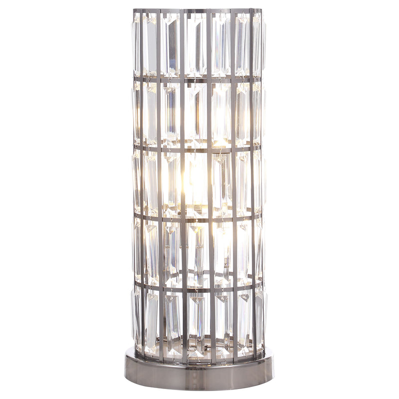 Wanda 20-inch Crystal Shade Bedside Table Lamp