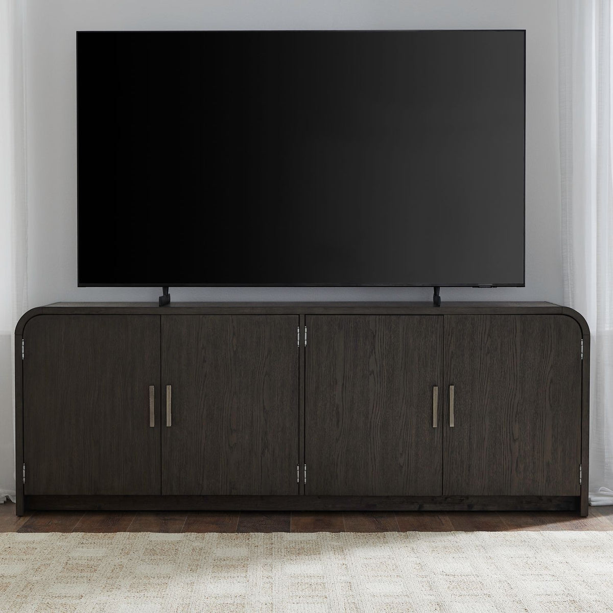 Perspectives - 82" TV Console - Espresso