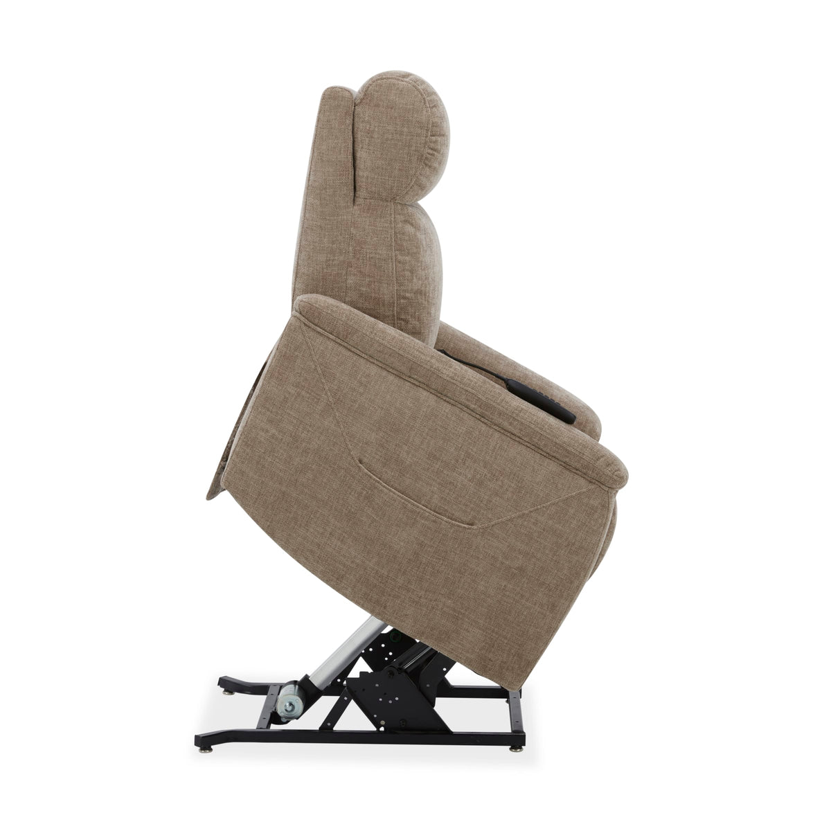 Flexsteel Luma Power Lift Recliner with Power Headrest, Lumbar, Heat & Massage