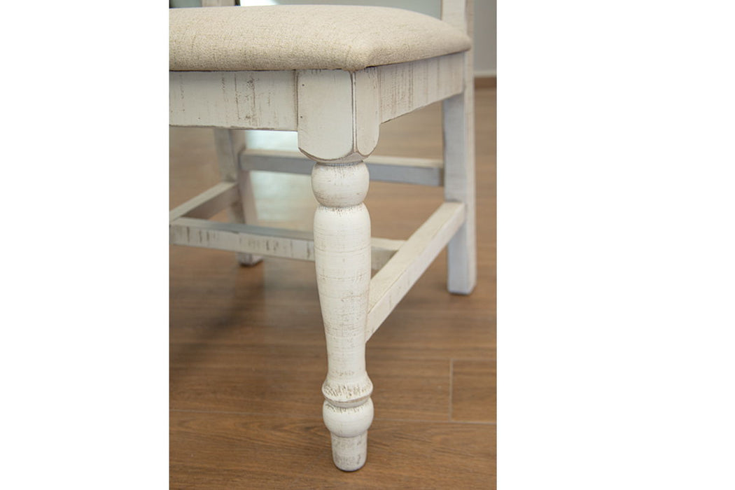 Stone - Chair With Turned Legs - Antique Ivory