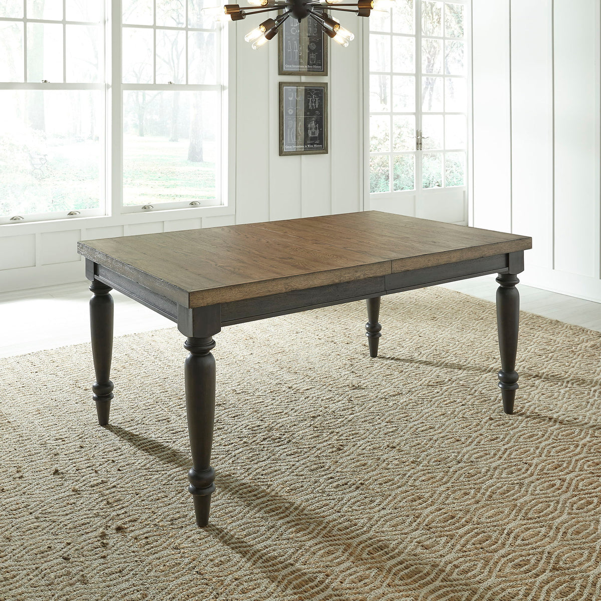 Harvest Home - Rectangular Leg Table - Chalkboard