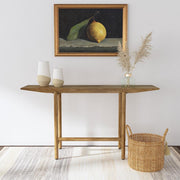 Darius Solid Wood Entryway Console Table Natural Mango Default Title