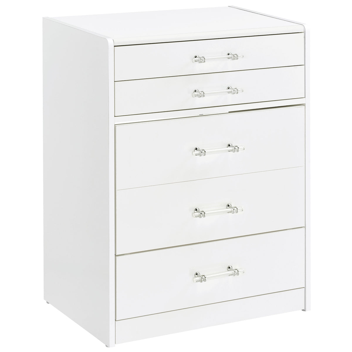 Danbury 3-drawer Makeup Vanity & Stool Set High Gloss