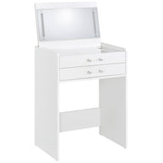Danbury 3-drawer Makeup Vanity & Stool Set High Gloss