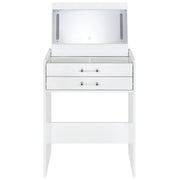 Danbury 3-drawer Makeup Vanity & Stool Set High Gloss