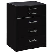 Danbury 3-drawer Makeup Vanity & Stool Set High Gloss