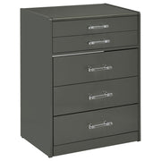 Danbury 3-drawer Makeup Vanity & Stool Set High Gloss