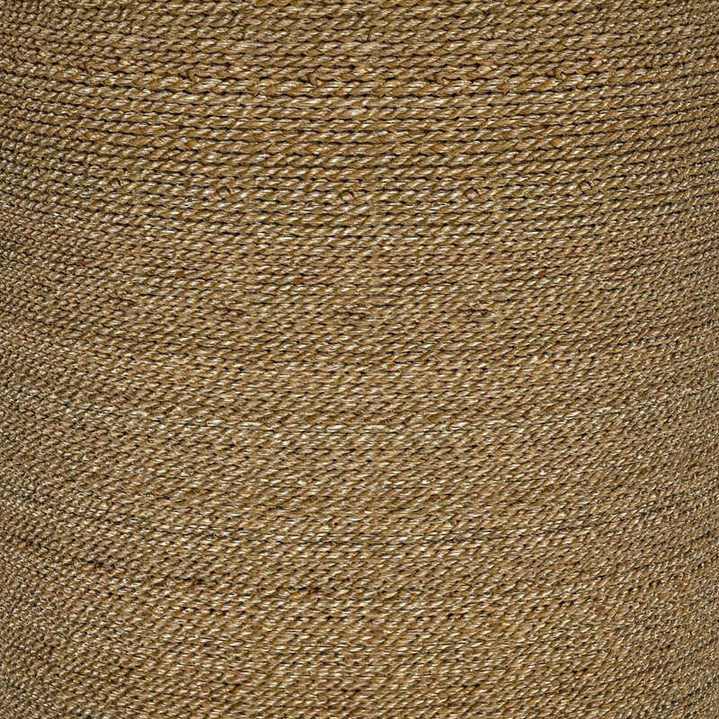 Halden Round Woven Seagrass Accent Side Table Light Brown