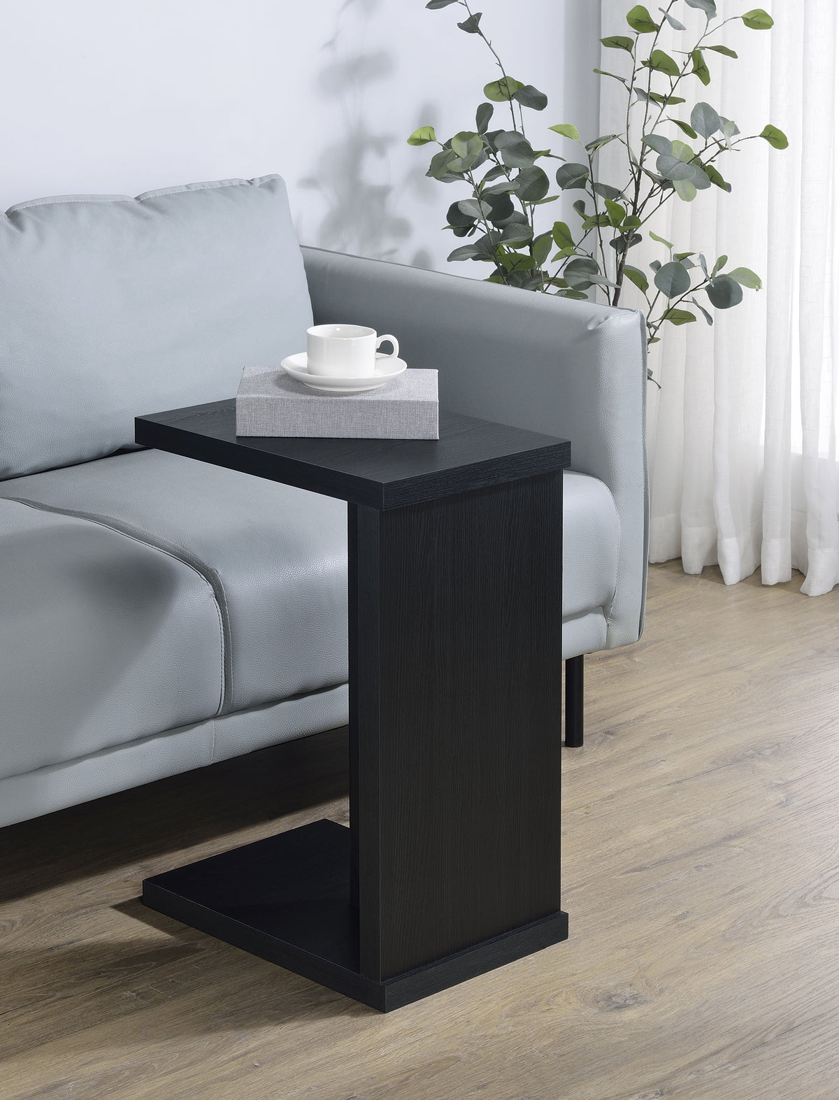 Clower Engineered Wood C-Shaped Sofa Side Table