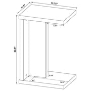 Clower Engineered Wood C-Shaped Sofa Side Table