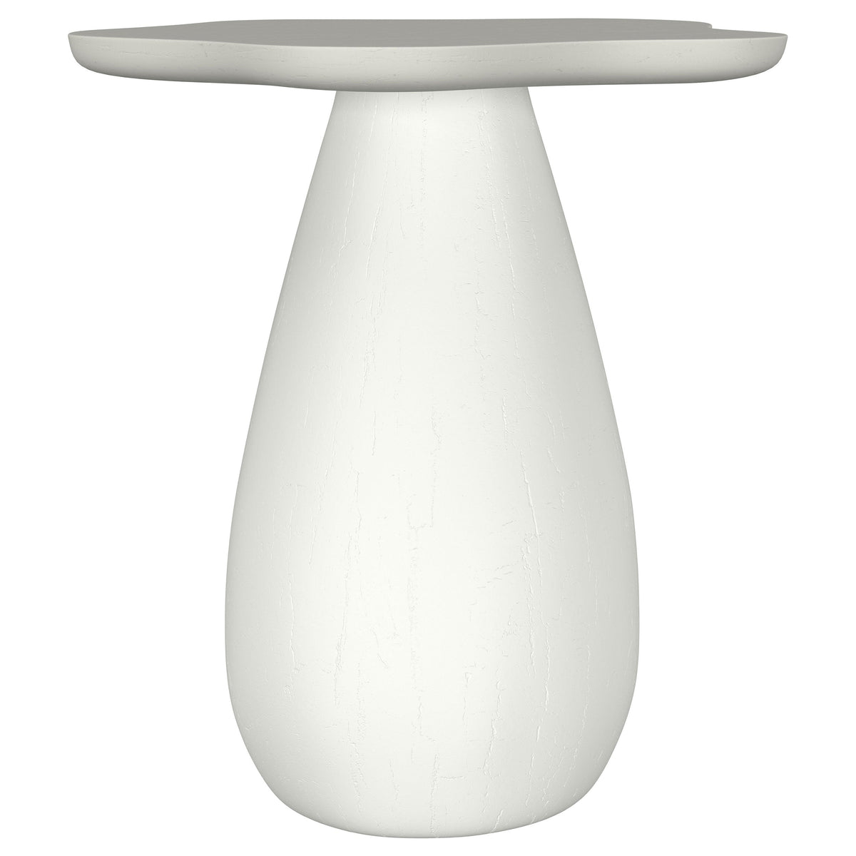 Perth 20-inch Side Table with Cloud-Shaped Top Off White