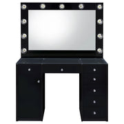 Acena 7-drawer Vanity Set with ing High Gloss