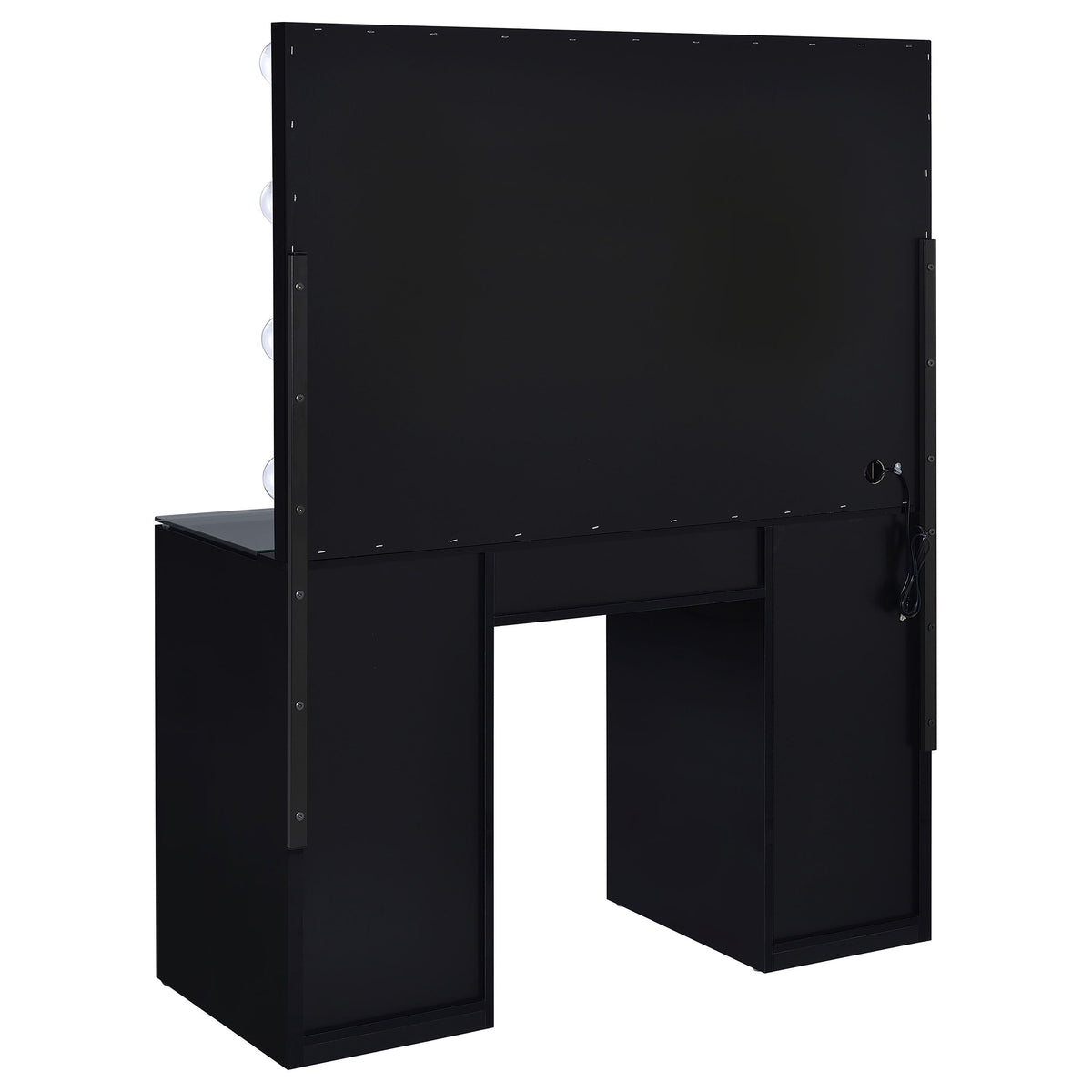Acena 7-drawer Vanity Set with ing High Gloss
