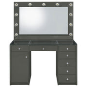 Acena 7-drawer Vanity Set with ing High Gloss