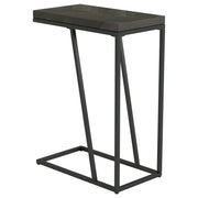 Sergio Engineered Wood C-Shaped Sofa Side Table
