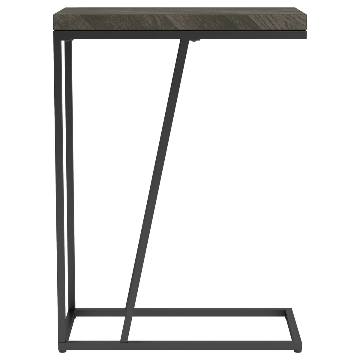 Sergio Engineered Wood C-Shaped Sofa Side Table