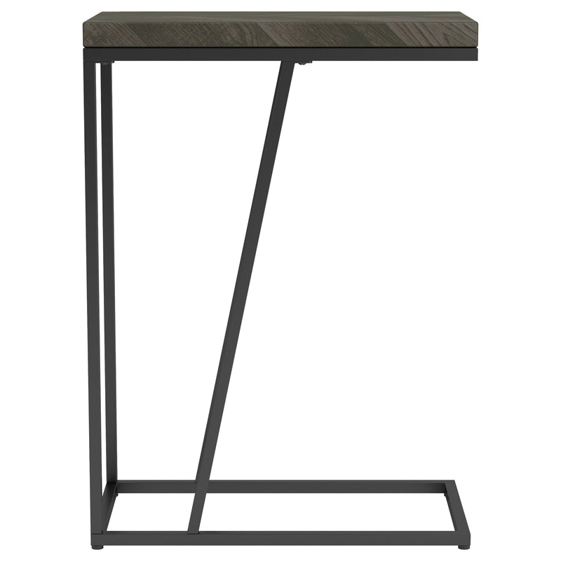 Sergio Engineered Wood C-Shaped Sofa Side Table