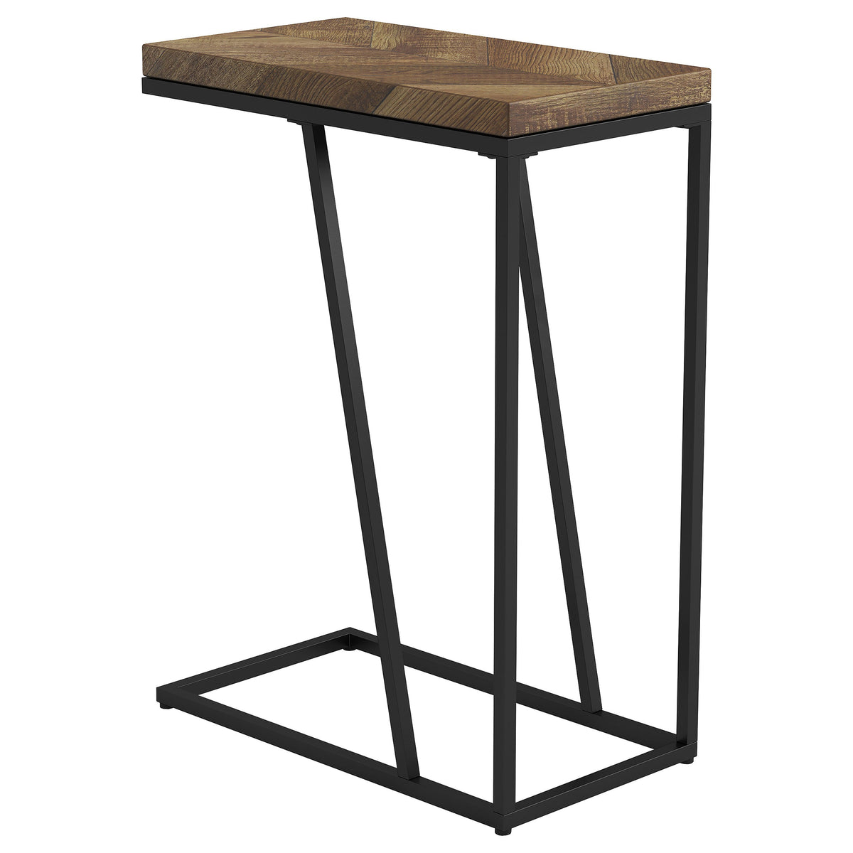 Sergio Engineered Wood C-Shaped Sofa Side Table