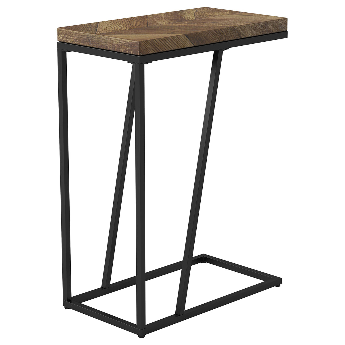 Sergio Engineered Wood C-Shaped Sofa Side Table