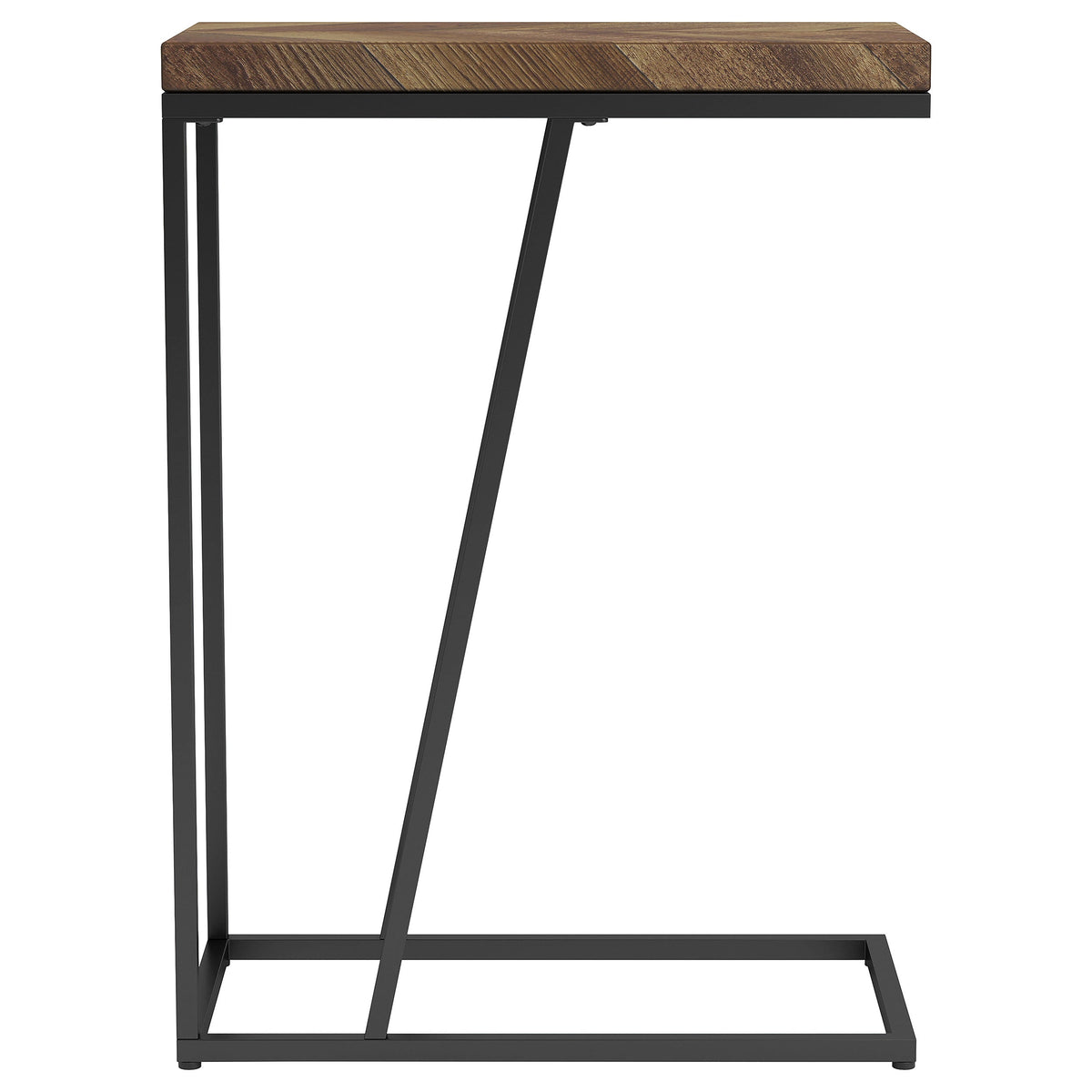 Sergio Engineered Wood C-Shaped Sofa Side Table