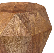 Jacinto Octagonal Solid Wood Side Table