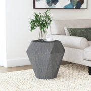 Jacinto Octagonal Solid Wood Side Table