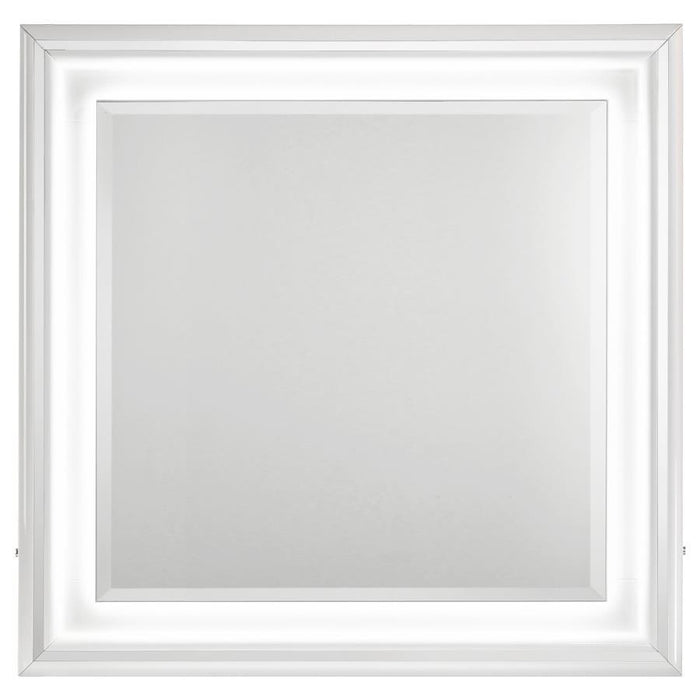 Cassia - Dresser Mirror - White High Gloss