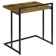 Dani Rectangular C-Shaped Sofa Side Table High Gloss