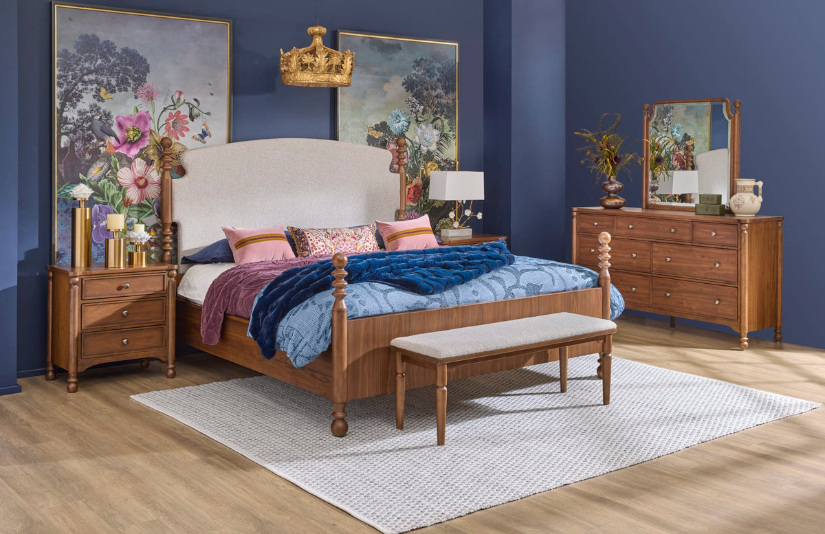 Flexsteel Azalea King Upholstered Bed