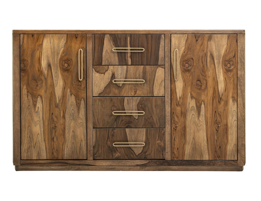 Balam - 4 Drawer & 2 Door Buffet - Light Brown