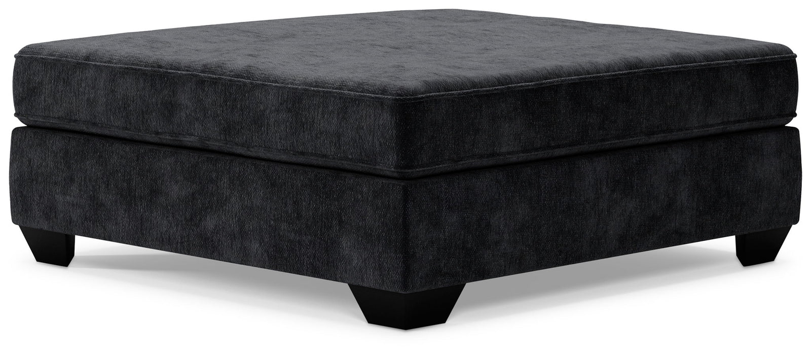 Lavernett - Oversized Accent Ottoman - Charcoal