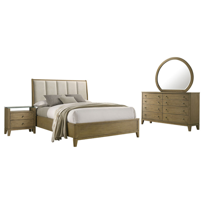 Granada - 4-Piece Eastern King Bedroom Set - Natural Pine